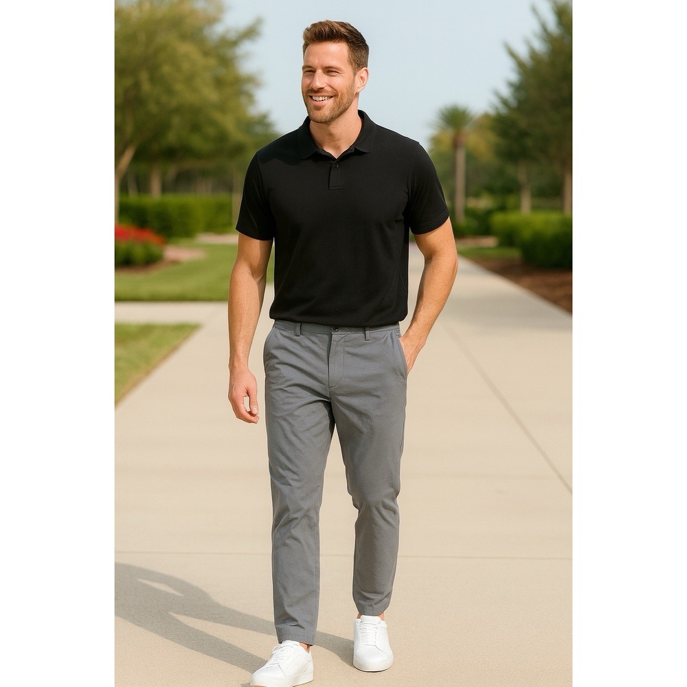 Fabletics The Only Pant Mens M Gray Business Casual Athleisure Minimalist